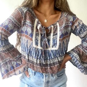 Boho Printed Blouse